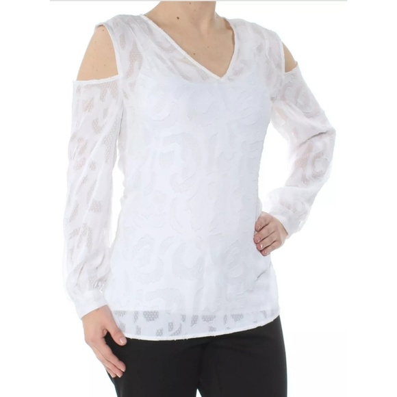 NWT Sheer Cold shoulder floral with cami 2pc set - Picture 8 of 10